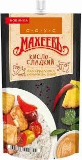 Фото для Соус деликатесный Махеевъ 230г Кисло-сладкий дой пак с доз*16