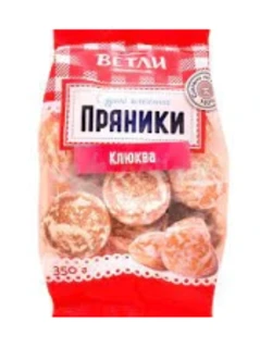 Фото для Пряники Ветли 350г Клюква*8