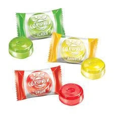 Фото для Карамель Яшкино 500гр Солярики яблоко/вишня/ананас*12 НК165