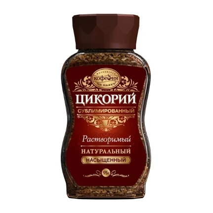 Фото для Цикорий Насыщенный 95гр натуральный растворимый сублимированный с/б 1/12