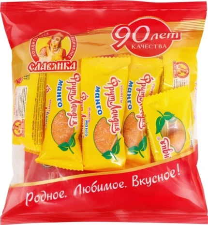 Фото для Конфеты Славянка 194гр Фрутландия Манго*14