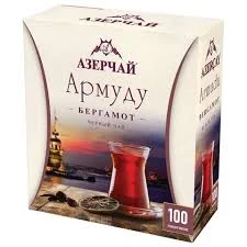 Фото для Чай черный Азерчай 100п Армуду бергамот*12