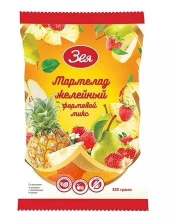 Фото для Мармелад Зея 320г желейный формовой*12