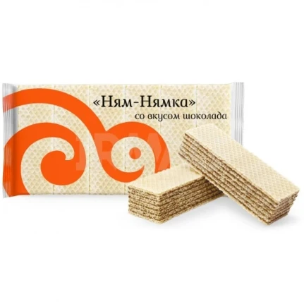 Фото для Вафли Ням Нямка 200гр со вкусом шоколада*24