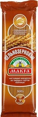 Фото для Макароны Макфа 500гр вермишель длинная цельнозерновая*20