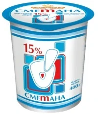 Фото для Сметана БМК 400гр 15%*9 БЗМЖ