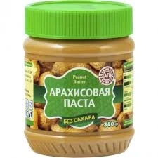 Фото для Паста арахисовая Азбука продуктов 340гр без сахара*12