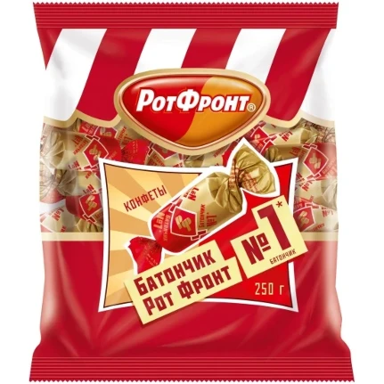 Фото для Конфеты батончики 250гр сливочные РотФронт*20