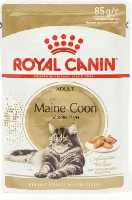 Фото для Royal Canin Maine Coon Adult влажный корм для кошек породы мейн-кун старше 15 месяцев, 85 г