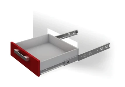 Фото для Комплект направляющих шариковых, цинк, L=600мм, (до 25кг) DB4501Zn/600
