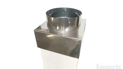 Фото для Переходник с сажанакопит. к дымоходу "ДоброХод-25"