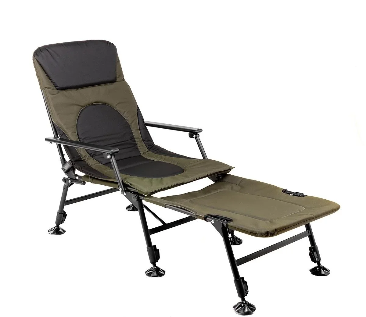 Кресло-шезлонг карповое с подлокотниками