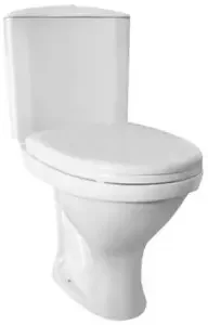 Фото для Унитаз-компакт Вита, косой выпуск, нижняя подводка, кнопка, белый