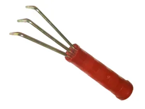 Фото для Рыхлитель 3-х рожковый круглый пластиковая ручка Олимп