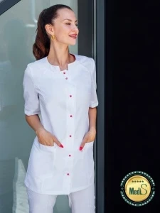 Фото для Блуза женская Бл-374ак1/2 клеон проф кор. рук. р.50 158-164(ЧЗ)