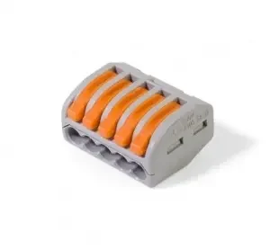 Фото для Клемма соединит WAGO 222-415 (5х2,5/4мм) с рычажком