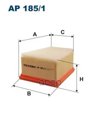 Фото для Фильтр Воздушный A-2xxx (16546-00qau.16546-00q3g) Filtron Ap185/1 Filtron арт. AP185/1