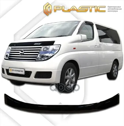 Фото для Дефлектор Капота Ni Elgrand 2002г-2005г Classic Черный Дч 1031 CA plastic арт. 2010010110314