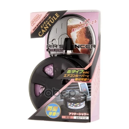 Фото для Ароматизатор Меловой R-12 Air Spirit Refill + Холдер На Дефлектор Spencer Cantule-After Showetr EIKOSHA арт. R-12/