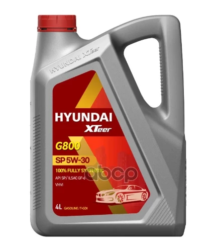 Фото для HYUNDAI XTeer Масло Моторное 5W30 Sn/Sp 4L Hyundai Xteer G800 Gasoline Ultra Protection