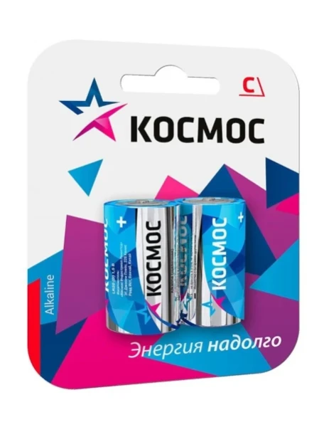 
Батарейки КОСМОС LR14_2BL (24/96)
