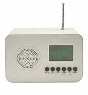 Часы электр.SA-8520 (будильник,радио,термометр)