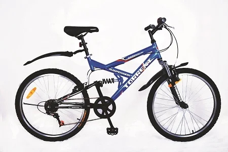 Велосипед Torrent Adrenalin 24" 7SP синий/черн.(24",7 скоростей,17рама сталь)