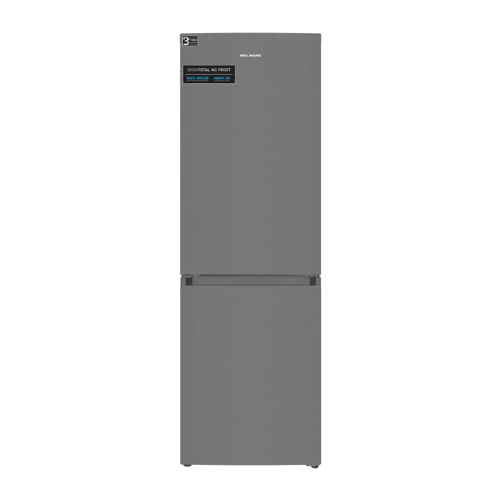 Холодильник WILLMARK RFN-425NFGT Тем.Графит (315л.TotalNoFrost,R600A, А+,нижн. мороз,60*60*185)