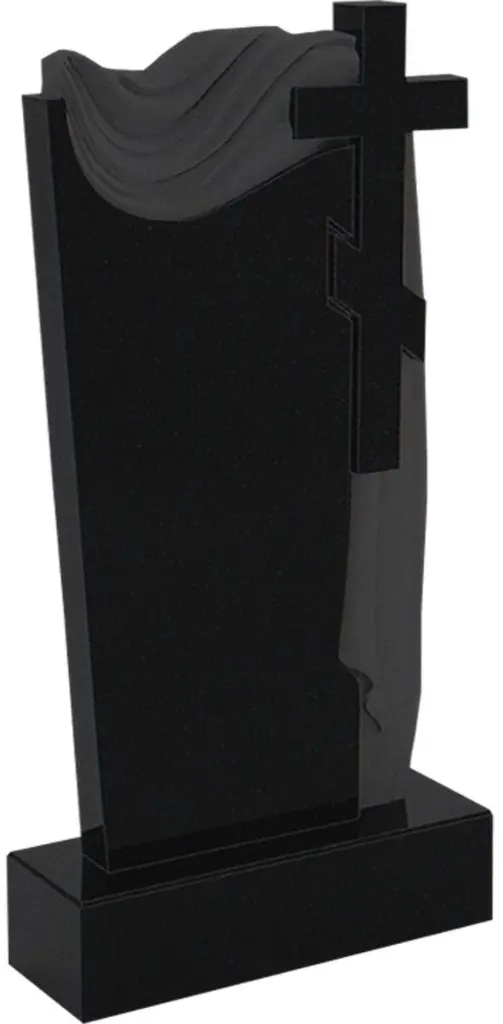 Памятник вертикальный черный ВА-55