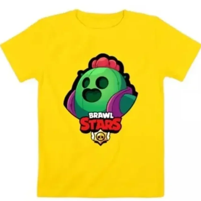 Печать на футболках (знаменитые персонажи игры "Brawl Stars")