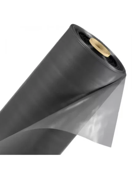Фото для Пленка ПВД рукав техническая темно-серая/черная 1500 мм*200мкм (рулон 50 метров)