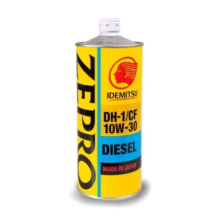 Фото для Масло моторное Idemitsu Zepro Diesel 10w30, минеральное, API CF, JASO DH-1, для дизельного двигателя, 1л, арт. 2862-001