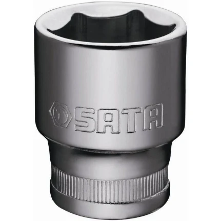 Фото для Головка торцевая SATA, короткая, 6-гранная, под квадрат 1/2", 17мм, арт. 13308