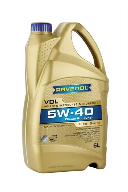 Фото для Масло моторное RAVENOL VDL 5W-40 5л