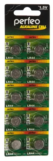 Фото для Батарейка LR44 AG13 10 шт PERFEO