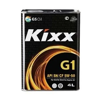 Моторное масло GS Kixx G1 5W50 (4л) SN/CF TIN