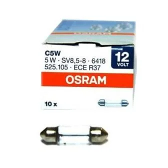 Лампа OSRAM 12V 5W 6418