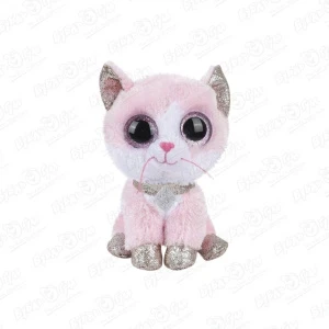Фото для Игрушка мягкая Кошка Амая розовая 15см