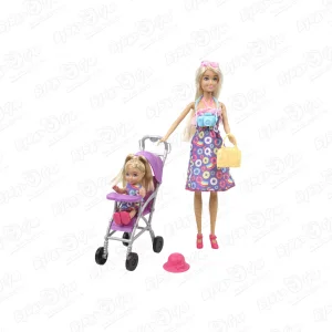Кукла Lanson Toys Мама с ребенком в коляске