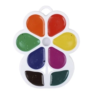 Фото для Краски акварельные Луч Цветочек 8цв