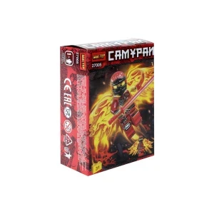 Фото для Конструктор фигурка Самурай красный 31дет