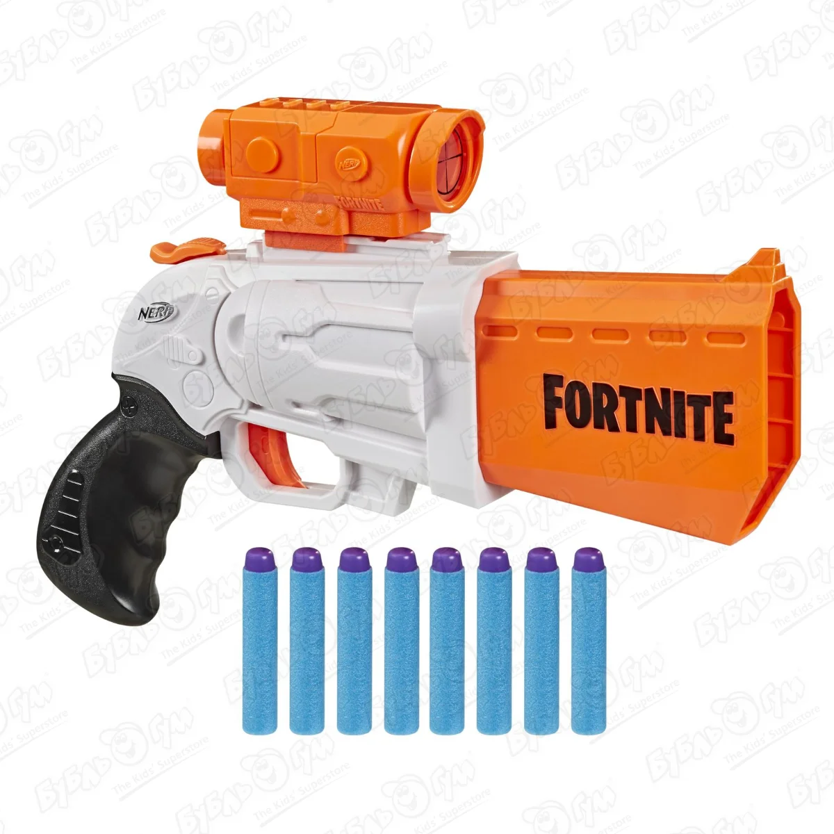 Игрушечный бластер NERF Fortnite SR купить в Благовещенске ☎ Бубль Гум |  859757 ☛ удалено