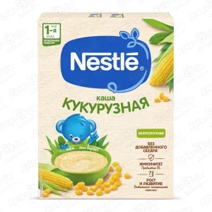 Фото для Каша Nestle безмолочная кукурузная 200г с 5мес