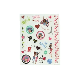 Фото для Наклейки-тату Леди Баг светящиеся в темноте 3листа