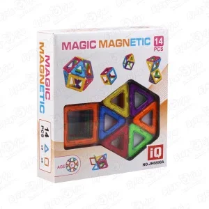 Конструктор Magic Magnetic магнитный 3D 14дет. c 3лет