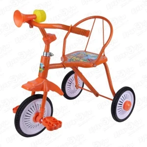 Фото для Велосипед трехколесный оранжевый