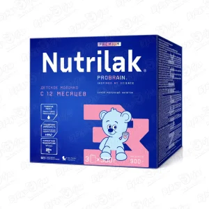 Смесь молочная Nutrilak Premium 3 900г с 12мес БЗМЖ
