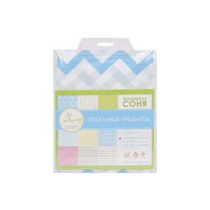 Фото для Наволочка Маленькая соня поплин 40х60см голубая