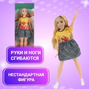 Фото для Кукла модельная Lanson Toys Подружка с нестандартной фигурой
