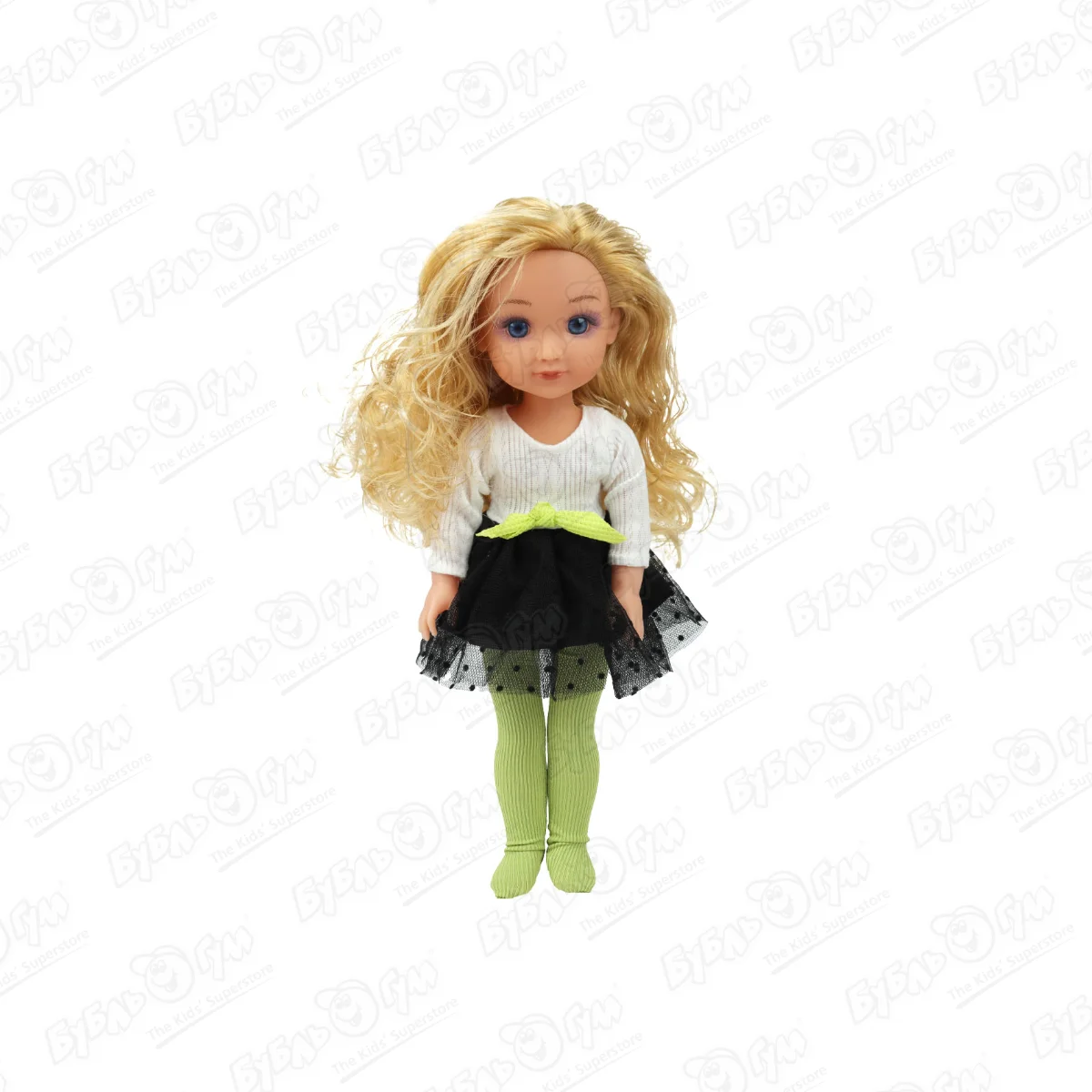 Кукла Lanson Toys Collection Dolls блондинка в платье и колготках и c аксессуарами 35,5см